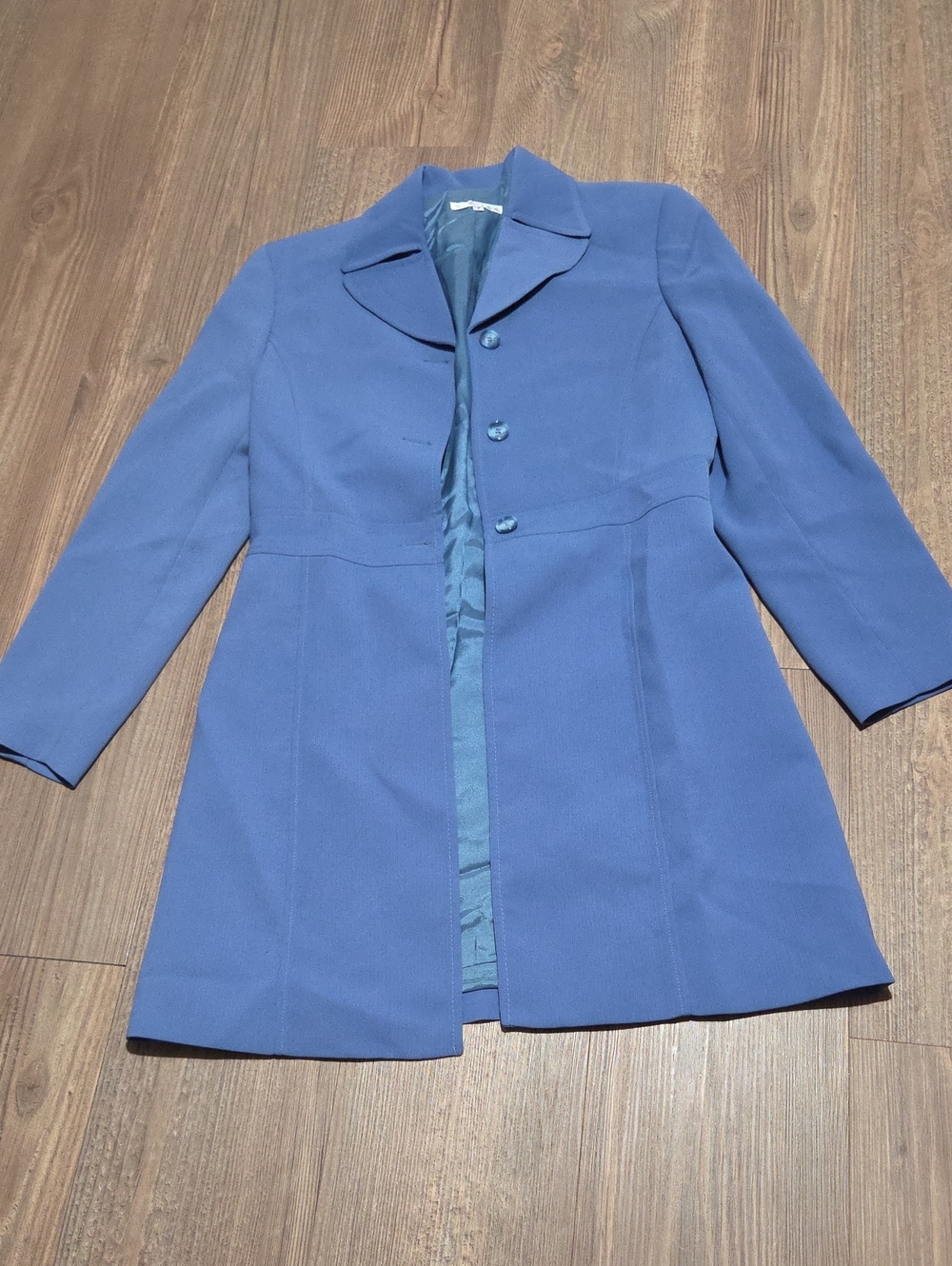 Classic Blue Vintage Windsor Women's Tailored Blazer Jacket
